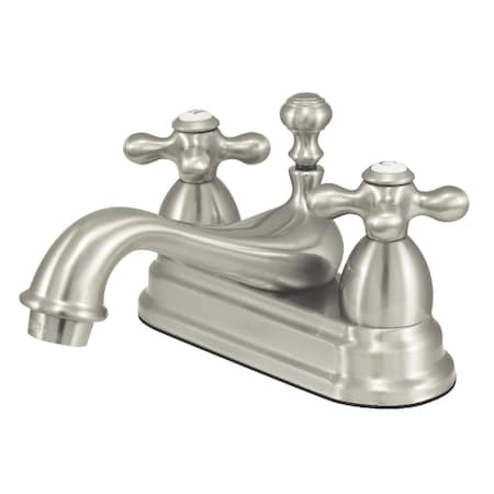 Kingston Brass KS3608AX 4" Centerset Bathroom Faucet, Brushed Nickel KS3608AX